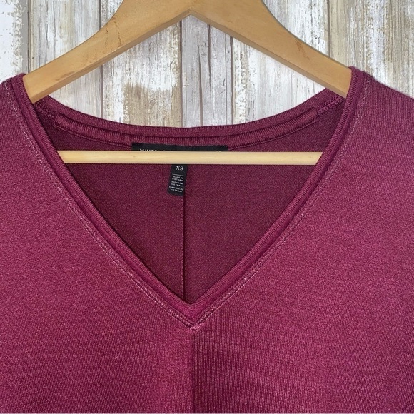 White House Black Market Purple Oversized Sweater - Picture 4 of 5